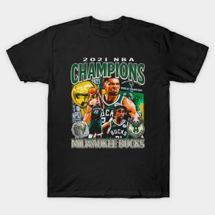 Milwaukee 2021 NBA Champions T-Shirt
